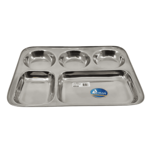 Ss 5 In 1 Compartment Plate