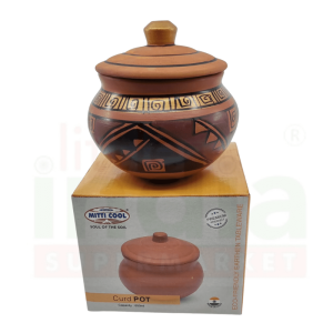 MC Clay (Curd Pot) (Golden Border)650ml